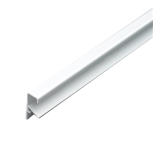 Contemporary Pull Handle for 3/4" Panel 6-ft - Satin Aluminum