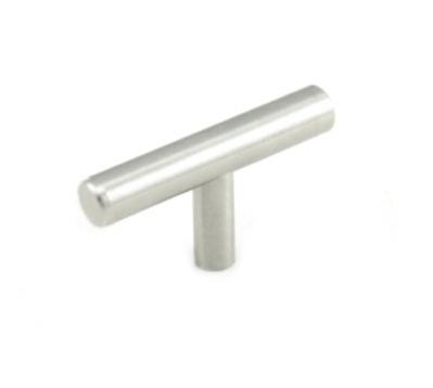 2 3/8" (60mm O/A) T-Pull - Stainless Steel