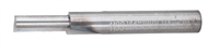 Double Flute Straight Bit 1/2" H x 3/16" Dia (1/4" Shank) - Carbide Tip