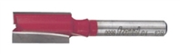Double Flute Straight Bit 3/4" H x 15/32" Dia for Undersized Plywood (1/4" Shank) - Carbide Tip