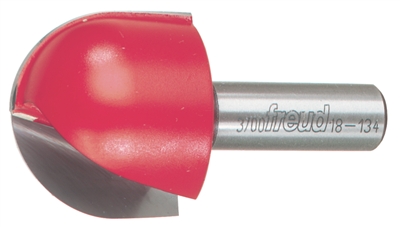 1 1/4" Round Nose Bit (1/2" Shank) - Carbide Tip