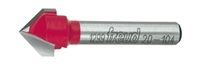 7/16" V Grooving Bit (1/4" Shank) - Carbide Tip