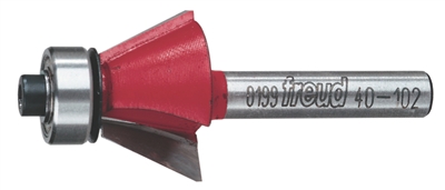 1/2" Chamfer Bit (1/4" Shank) - Carbide Tip