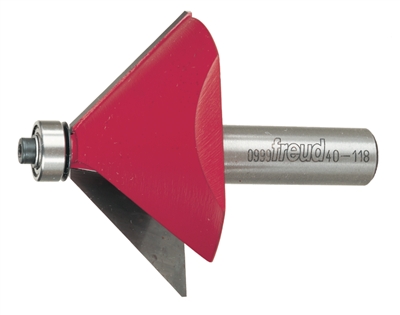 3/4" Chamfer Bit (1/4" Shank) - Carbide Tip