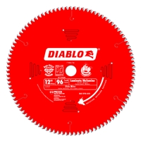 Freud Diablo 12" x 96 TCG x 1" Ultimate Fine Finish Non-Ferrous Metal/Plastic Saw Blade