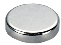 Round Glass Door Covers - Chrome