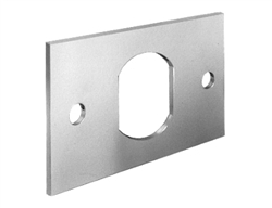 Flat Mounting Plate for Cylinder Cam Locks 2-3/16" x 1-1/4"