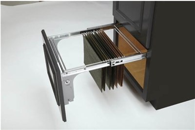 File Drawer System for Single Pull Out - Chrome