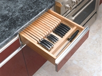 Trimmable Knife block with Divider