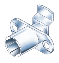 Cam Lock Body (15/32" Setback/ 13/16" Cam ) - 90Â°/ Horizontal