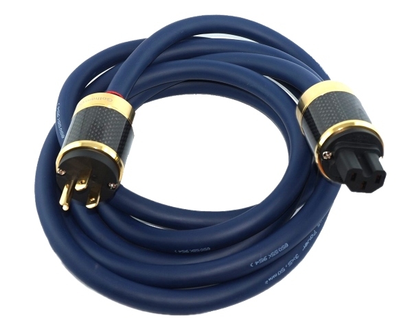 Gotham 85055 IEC Power Cable | Made from Gotham 85055 & Hi-End Gold/Carbon Connectors