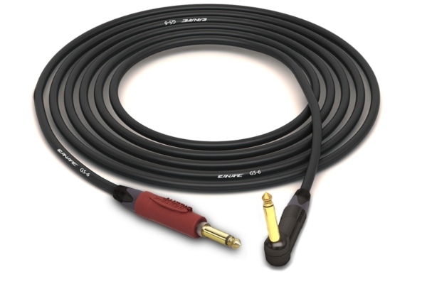 Canare GS-6 Instrument Cable | GS-6 & Neutrik Gold 1/4" TS Silent & 90&deg; Right-Angle 1/4"