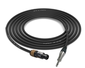 Speakon to Straight 1/4" TS Cable | Made from Gotham 13 AWG SPK 2x2 & Neutrik Speakon & Jumbo 1/4" TS Connector