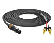 Banana Plug to Speakon Speaker Cable | Made from Gotham 13 AWG SPK 2x2 & Gold Banana Plug & Neutrik 2 Pole Speakon Connectors