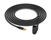 RCA to 90&deg; XLR-Male Cable | Made from Grimm TPR & Amphenol Gold & Neutrik Gold Connectors