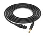 Straight XLR-Female to Straight 1/4" TRS Cable | Made from Grimm TPR & Neutrik Gold Connectors