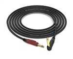 Neutrik Silent Instrument Cable | Guitar Bass & Keyboard | Made from Mogami 2524 & Neutrik Gold 1/4" TS Silent & 90&deg; Right-Angle 1/4" TS