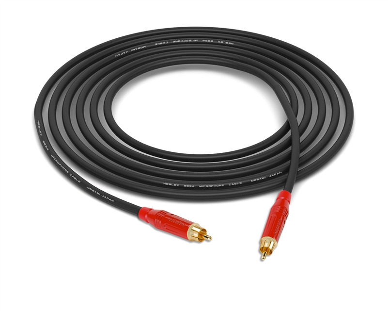 RCA to RCA Cable | Made from Mogami 2534 Quad Cable & Amphenol