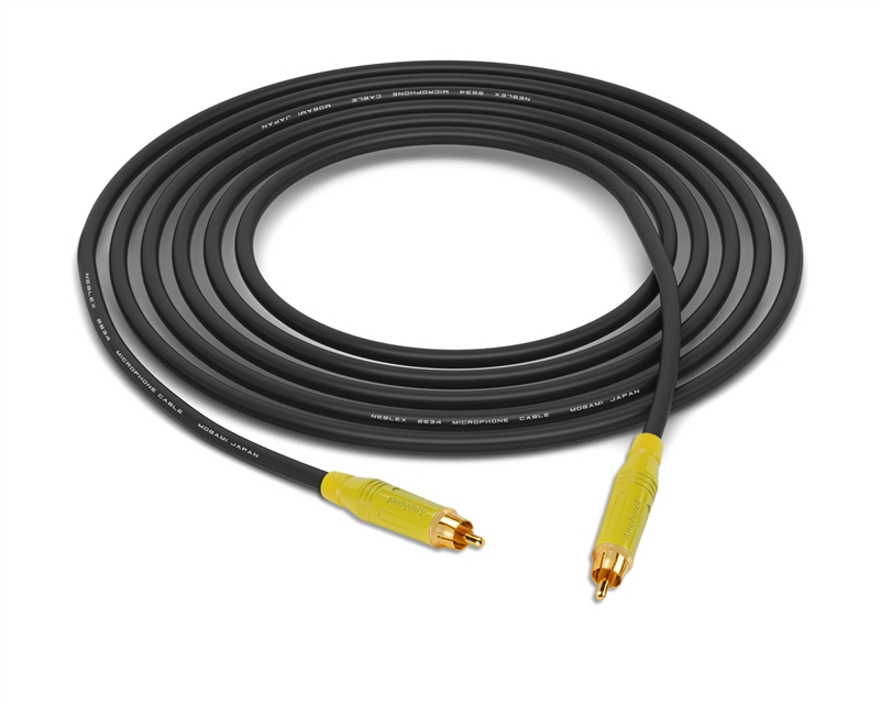 RCA to RCA Cable | Made from Mogami 2534 Quad Cable & Amphenol