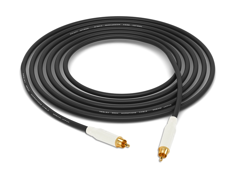 RCA to RCA Cable | Made from Mogami 2534 Quad Cable & Amphenol