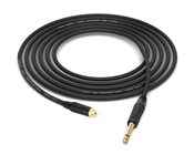 Female RCA to 1/4" TS Cable | Made from Mogami 2534 Quad Cable, Neutrik & Amphenol Gold Connectors