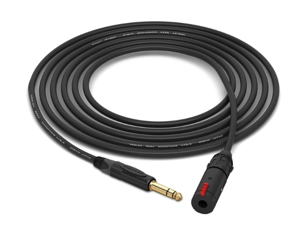 Rush Order 1/4 TRS Headphone Extension Cable | Made from Mogami 2534 Quad & Neutrik Connectors