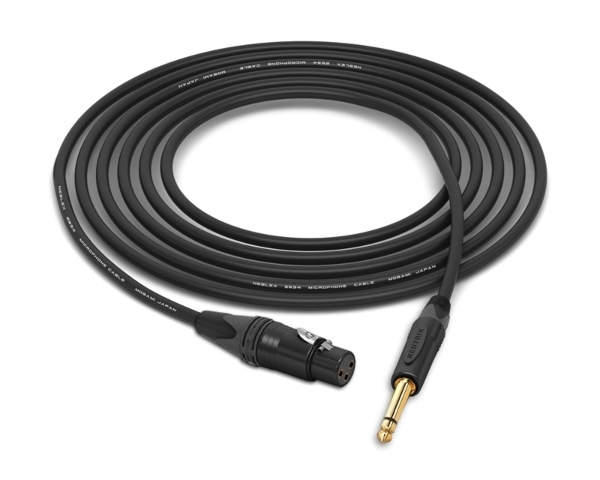 XLR-Female to 1/4" Unbalanced TS Cable | Made from Mogami 2534 Quad Cable & Neutrik Gold Connectors