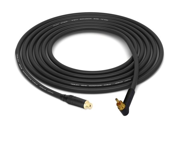 RCA Female to 90&deg; RCA Male Cable | Made from Mogami 2549 & Amphenol & Switchcraft Gold Connectors