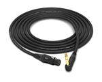 Straight XLR-Female to 90&deg; Right-Angle 1/4" TRS Cable | Made from Mogami 2549 Neglex Cable & Neutrik Gold Connectors