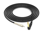 1/8" Mini TRS to 90&deg; Right-Angle 1/4" TRS Cable | Made from Mogami 2552 & Canare & Neutrik Gold Connectors