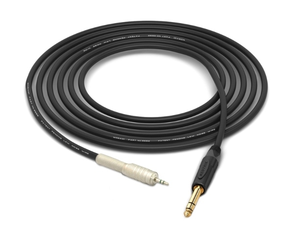 1/8" Mini TRS to 1/4" TRS Cable | Made from Mogami 2552 & Canare & Neutrik Gold Connectors