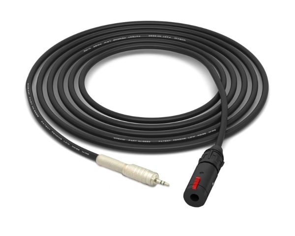 1/8" Mini TRS to 1/4" TRS Female Headphone Extension Cable | Made from Mogami 2552 & Canare & Neutrik Connectors