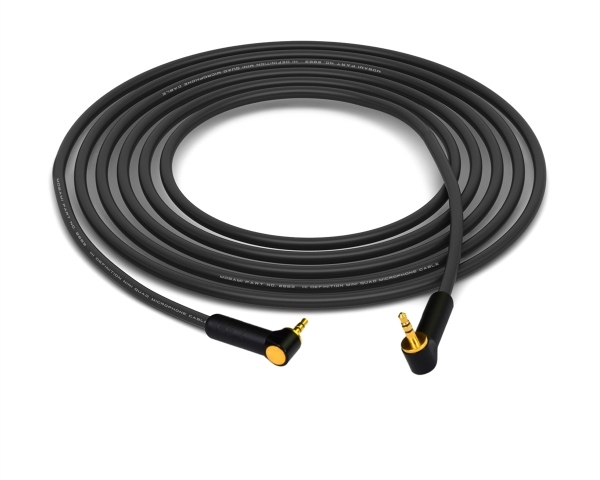 90&deg; 1/8" Mini TRS to 90&deg; 1/8" Mini TRS Cable | Made from Mogami 2893 & Switchcraft Connectors