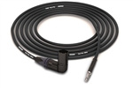 TT to 90&deg; Right-Angle XLR-Male Cable | Made from Mogami Mini-Quad 2893 & Neutrik Connectors