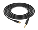 RCA to 1/4" Unbalanced TS Cable | Made from Mogami 2964 & Amphenol Gold & Neutrik Gold Connectors