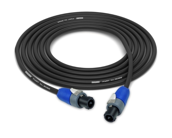 Speakon to Speakon Speaker Cable | Made from Mogami 3082 15 AWG Cable & Neutrik Gold Connectors