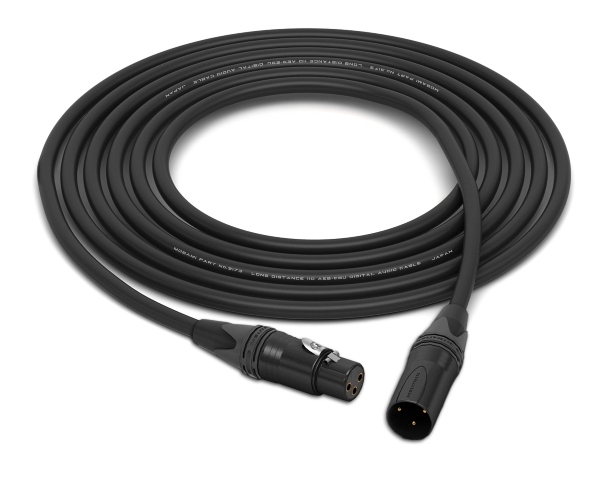 XLR-Female to XLR-Male Digital AES/EBU Cable | Made from Mogami 3173 Heavy-Duty Cable & Neutrik Gold Connectors