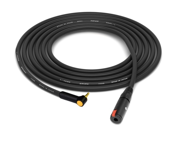 90&deg; Mini TRS to 1/4" TRS Female Cable | Made from Canare Quad L-4E6S & Neutrik & Switchcraft Connectors