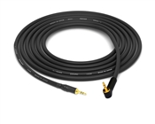 Straight Mini 1/8" TRS to 90&deg; 1/8" Mini TRS Cable | Made with Canare Quad L-4E6S Switchcraft &Amphenol Gold Connectors