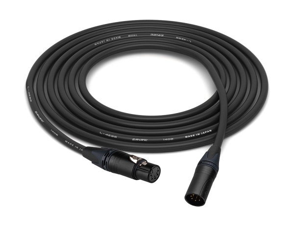 Vanguard V44S Microphone 5 Pin XLR Tube Microphone Cable | Canare Quad L-4E6S Balanced Cable with Neutrik Gold Connectors