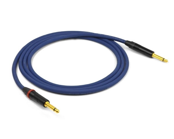 Straight 1/4" TS to Straight 1/4" TS Cable | Made from Evidence Audio Siren II Speaker Cable & Neutrik Gold Connectors