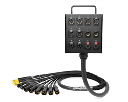 12-Channel Studio Wall Box / Stage Box | Made from Mogami 2933 & Neutrik Gold Connectors | Premium Finish