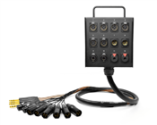 12-Channel Studio Wall Box / Stage Box | Made from Mogami 2933 & Neutrik Gold Connectors | Standard Finish