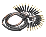 12-Channel Analog Snake | Made from Mogami 2933 & Neutrik Gold 1/4" TRS | Standard Finish ( Harness Loom )