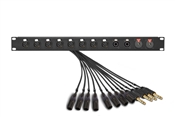 12-Channel Studio Rack Panel | Premium Finish | Made from Mogami 2933 & Neutrik Gold Connectors