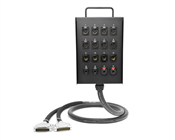 16-Channel Studio Wall Box / Stage Box to Dual DB25 | Made from Mogami 2934 | Premium Finish