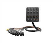 16-Channel Studio Wall Panel / Wall Plate | Made from Mogami 2934 & Neutrik Gold Connectors | Standard Finish