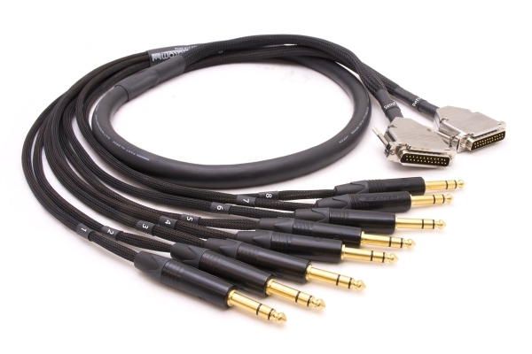 Analog TRS to Dual DB25 Insert Snake Cable | Made from Mogami 2934 & Neutrik Gold Connectors | Premium Finish