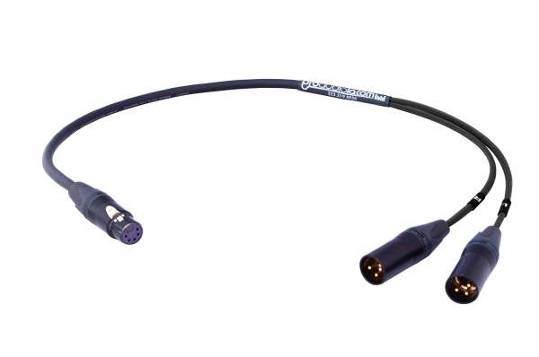 Stereo Microphone Cable | XLR-Female 5 Pin to Dual 3 Pin XLR-Male  | Made from Mogami 2930 & Neutrik Gold