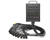 20-Channel Studio Wall Box / Stage Box | Made from Mogami 2936 & Neutrik Gold Connectors | Premium Finish